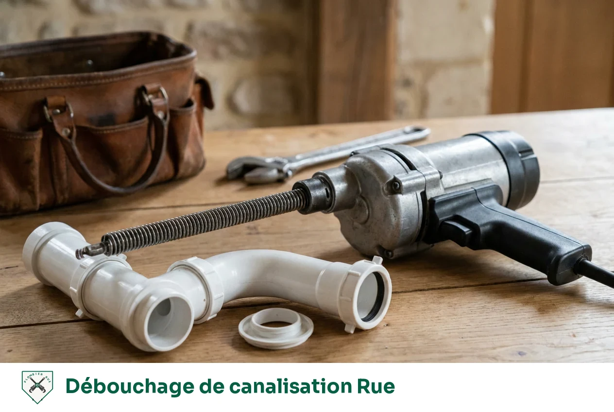 Débouchage de canalisation à Rue