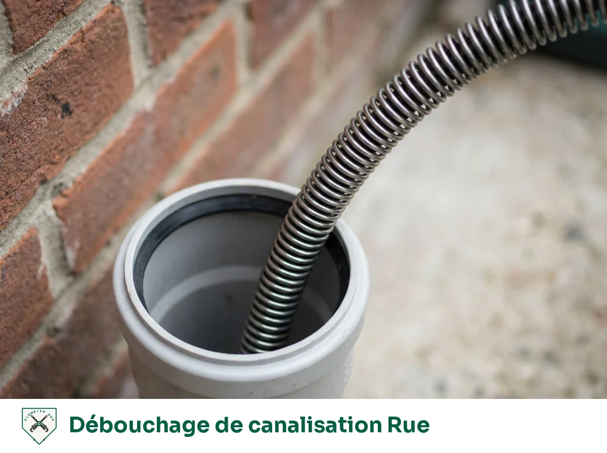 Débouchage de canalisation à Rue