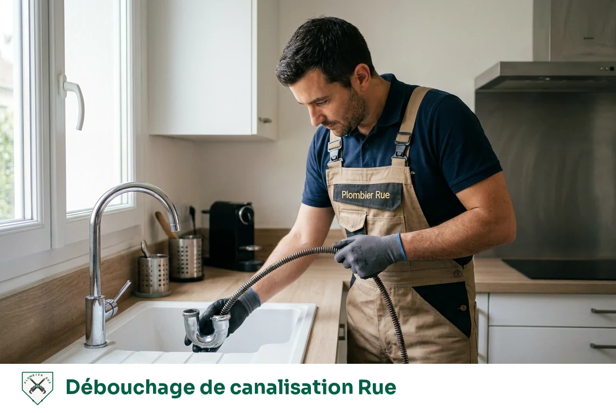 Débouchage de canalisation à Rue