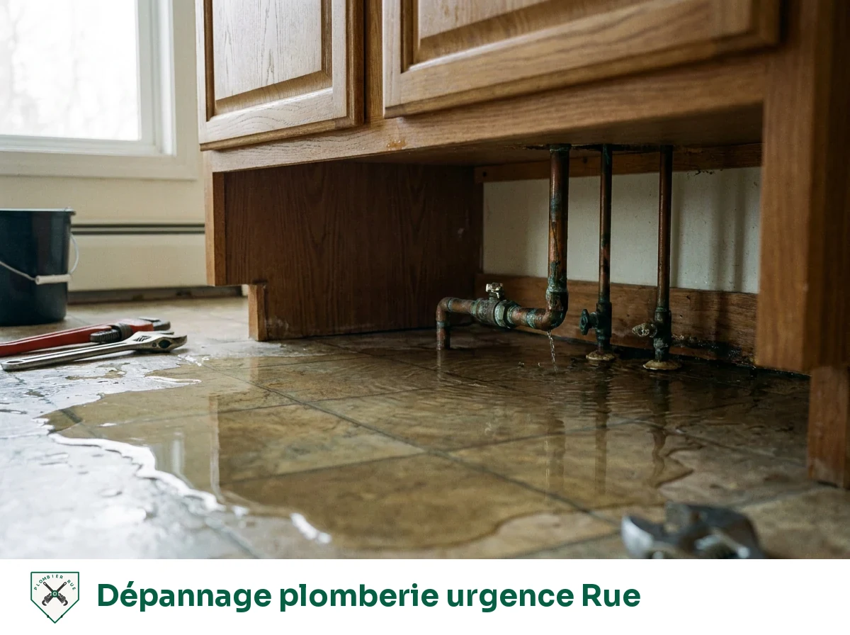 Dépannage plomberie urgence à Rue