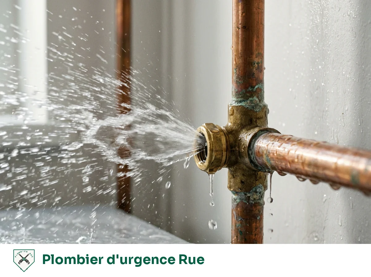 Plombier d'urgence à Rue