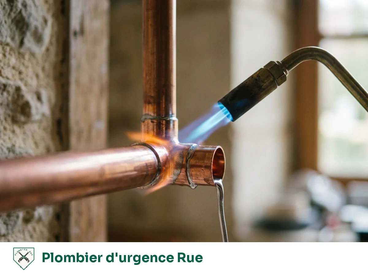 Plombier d'urgence à Rue