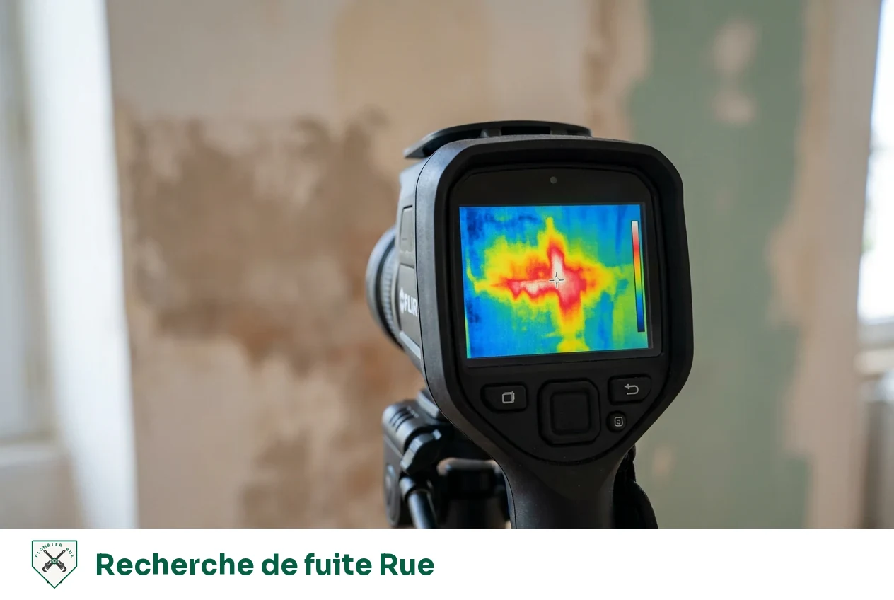Recherche de fuite à Rue