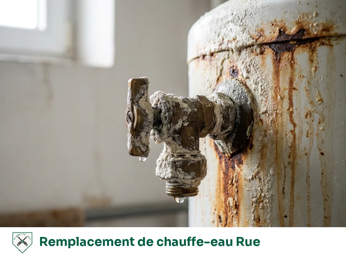 Remplacement de chauffe-eau à Rue